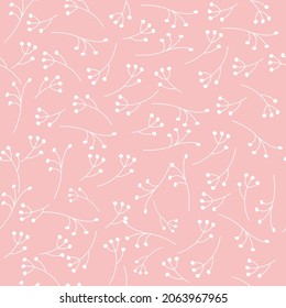 Cute vector floral seamless pattern. Colorful flowers background. Trendy repeat texture for fashion print, wallpaper, fabric.