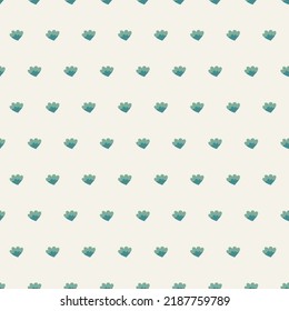 Cute vector floral seamless pattern. Colorful flowers background. Trendy repeat texture for fashion print, wallpaper or fabric.