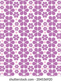 Cute vector floral wallpaper