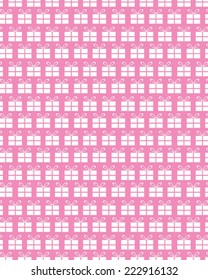 Cute Vector Gift Wrapping Paper 