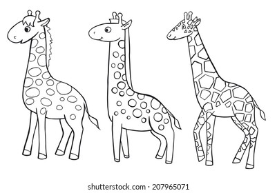 Cute vector giraffe