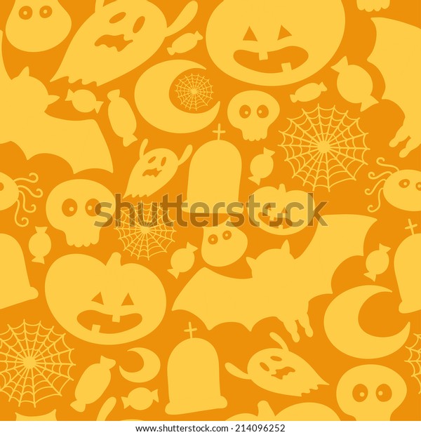 Cute vector halloween seamless pattern.\
Seamless pattern can be used for wallpaper, pattern fills, web page\
background, surface textures and\
celebration.