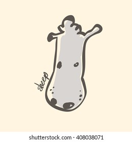 cute vector hand drawn cartoon style