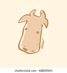 cute vector hand drawn cartoon style