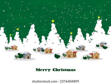 Cute vector illustration for Christmas