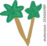 cute vector illustration of clip rt bouquet colorful flower asset