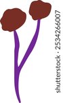 cute vector illustration of clip rt bouquet colorful flower asset