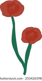 cute vector illustration of clip rt bouquet colorful flower asset