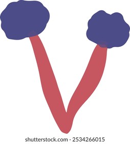cute vector illustration of clip rt bouquet colorful flower asset