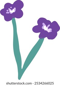 Linda Ilustración vectorial de Clip RT Bouquet colorida flor activo