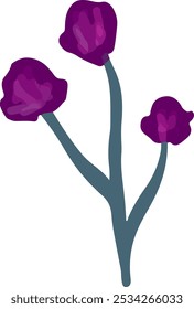 cute vector illustration of clip rt bouquet colorful flower asset