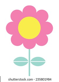 Cute vector illustration of a daisy