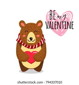 Cute vector illustration. Flat seal with love letter. Can be used for Valentines postcard, celebration postcard, invitation, scrapbooking.