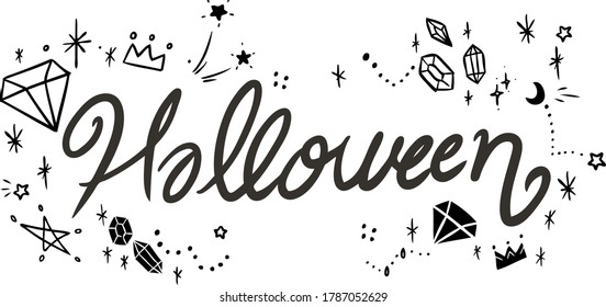 Cute vector illustration for Halloween