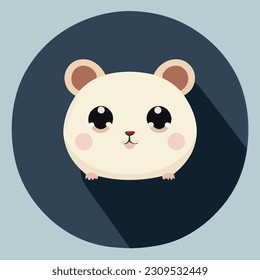 Cute Vektorgrafik eines Hamsters oder einer Maus