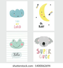  Cute vector illustration. Hand drawn vector illustration for posters, cards, t-shirts.