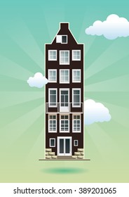 Cute vector illustration of a house