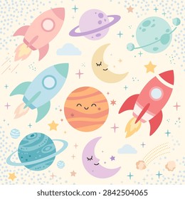 Cute vector illustration cute