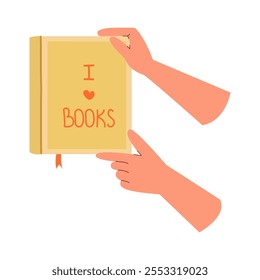 Cute vector illustration stack of books to read. World Book Day. Education concept. Design template with pile of open books. Simple funny clipart isolated on white. Book festival.