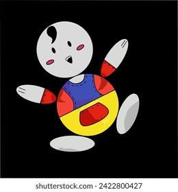 Cute vector illustration for sticker