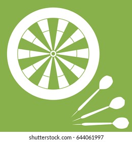 Cute vector illustration of target and arrows for the darts. Sports theme. Design for banner, poster or print.