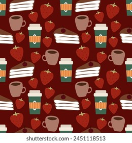 Cute vector ilustration seamless patern.Great for textile,fabric,wrapping paper,and any print.Vintages style.