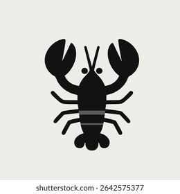 Cute vector lobster with unique design, perfect for kids' projects and decor.