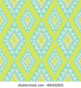 cute vector modern seamless pattern. Summer ethnic print.