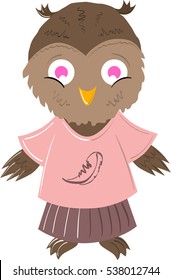 Cute vector owl