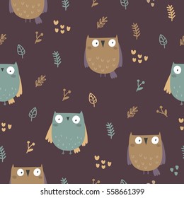 Cute vector owl 