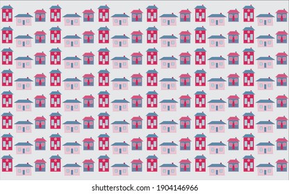 Cute Vector Printe Wallpaper Hause Backgrounds