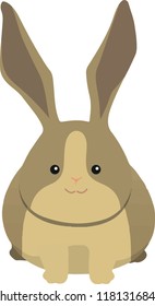 cute vector rabbit