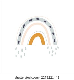 
Barreras de vectores cortos con gotas, corazones y flores aisladas en clipart imprimible de fondo blanco   para niños

