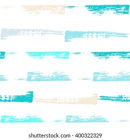 Cute vector seamless pattern . Brush strokes.  Endless texture can be used for printing onto fabric or paper.