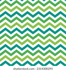 Cute vector seamless pattern. green zigzag pattern. Decorative element, design template with green shade.