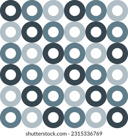 Cute vector seamless pattern. grey circle pattern. Decorative element, design template with grey shade.