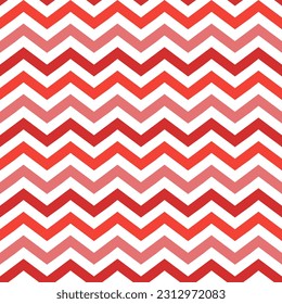 Cute vector seamless pattern. red zigzag pattern. Decorative element, design template with red shade.