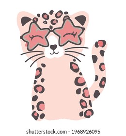 cute vector tiger head illustration, vector