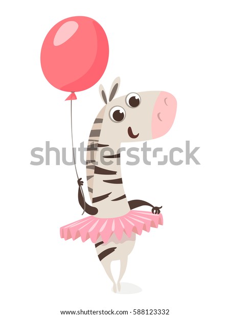 party zebra clipart
