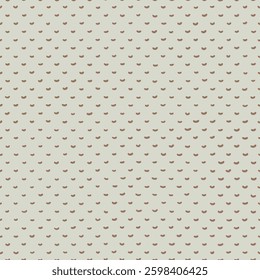 Cute vegetable inspired seamless pattern with stylized carrot skin texture, brown brushstroke lines on light beige