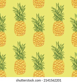 cute vegetable seamless pattern design for fabric 