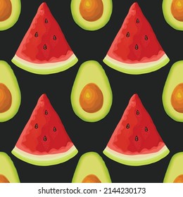 cute vegetable seamless pattern design for fabric 