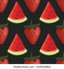 cute vegetable seamless pattern design for fabric 