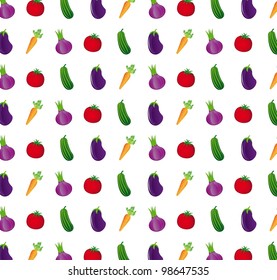 cute vegetables over white background. vector illustration