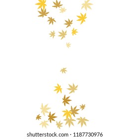Cute vegetative pattern with simple small leaves for a greeting card or poster. Vector background for spring or summer design
