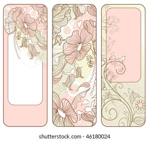 Cute Vertical Retro banners