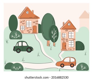 路上駐車 のイラスト素材 画像 ベクター画像 Shutterstock