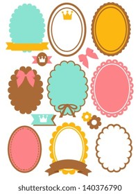 Cute Vintage Border - Vector File EPS10