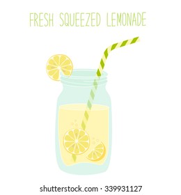 Cute vintage card Fresh Lemonade for your decoration