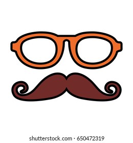 cute vintage face cartoon